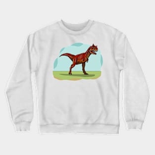 Carnotaurus dinosaur Crewneck Sweatshirt